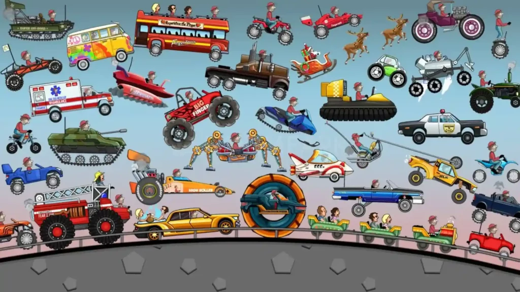 Hill Climb Racing vehicles