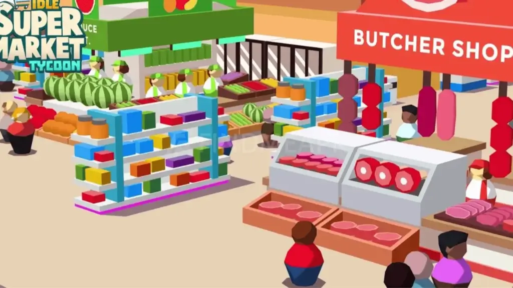 idle Supermarket tycoon butcher shop