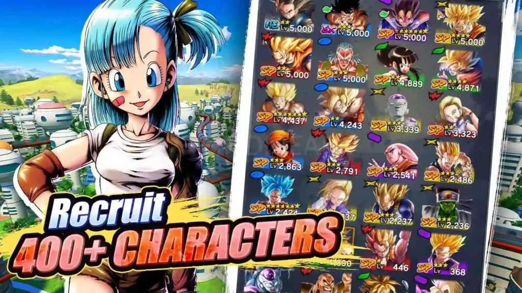 Dragon Ball Legends Mod APK - Characters