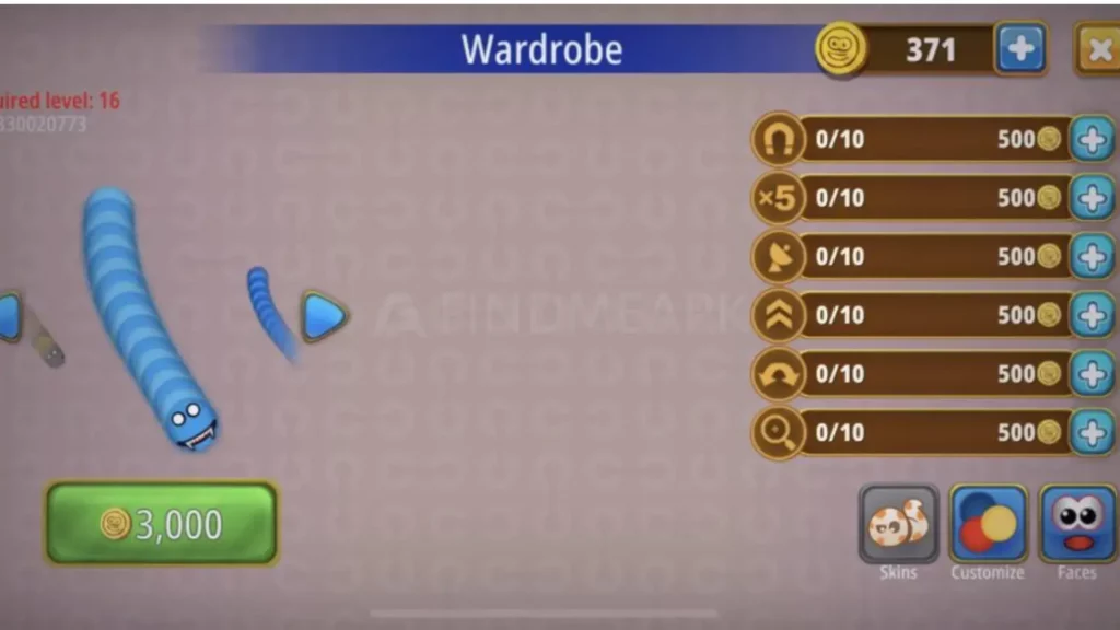 worms zone.io customization