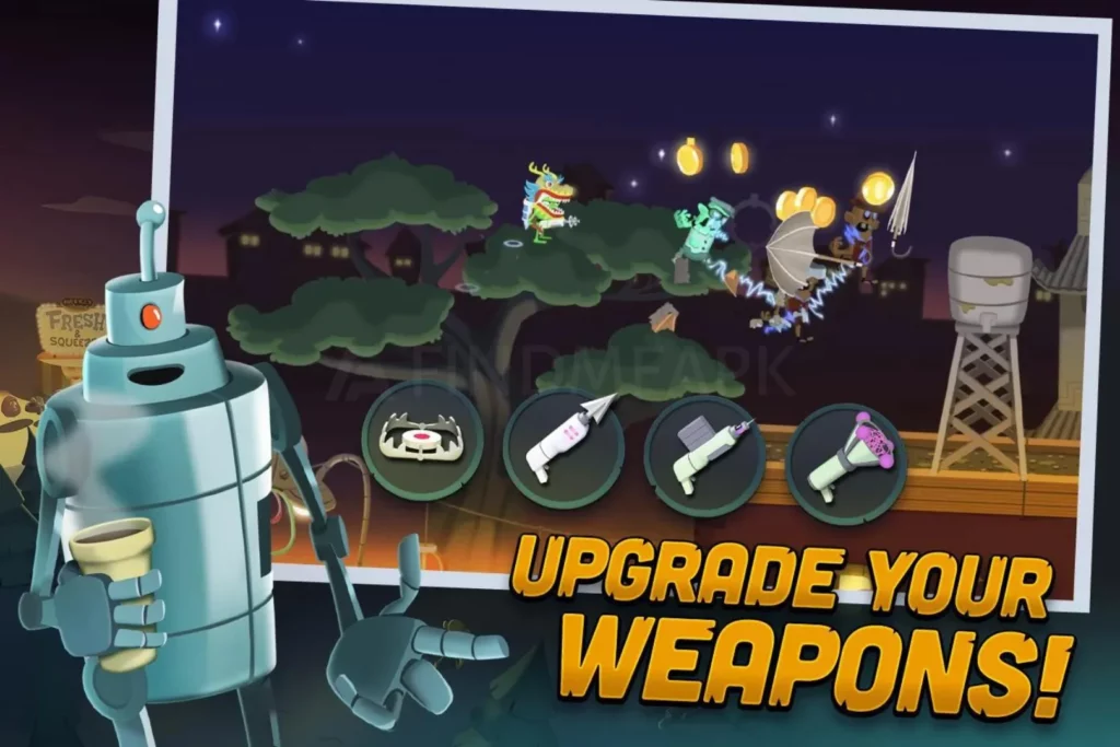 Zombie Catchers Upgrade Weapons