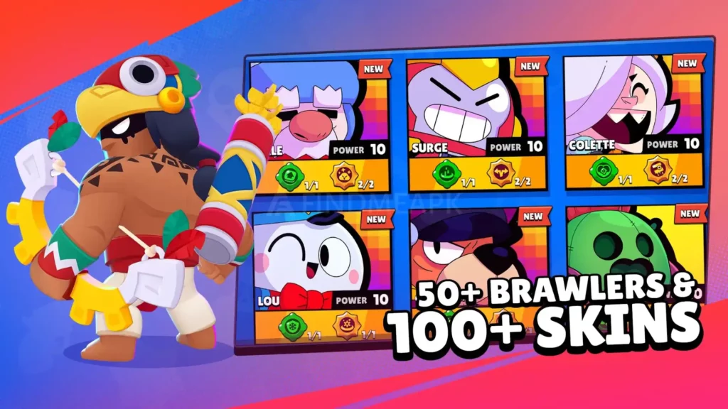 Brawl Stars MOD APK - 100+ Skins