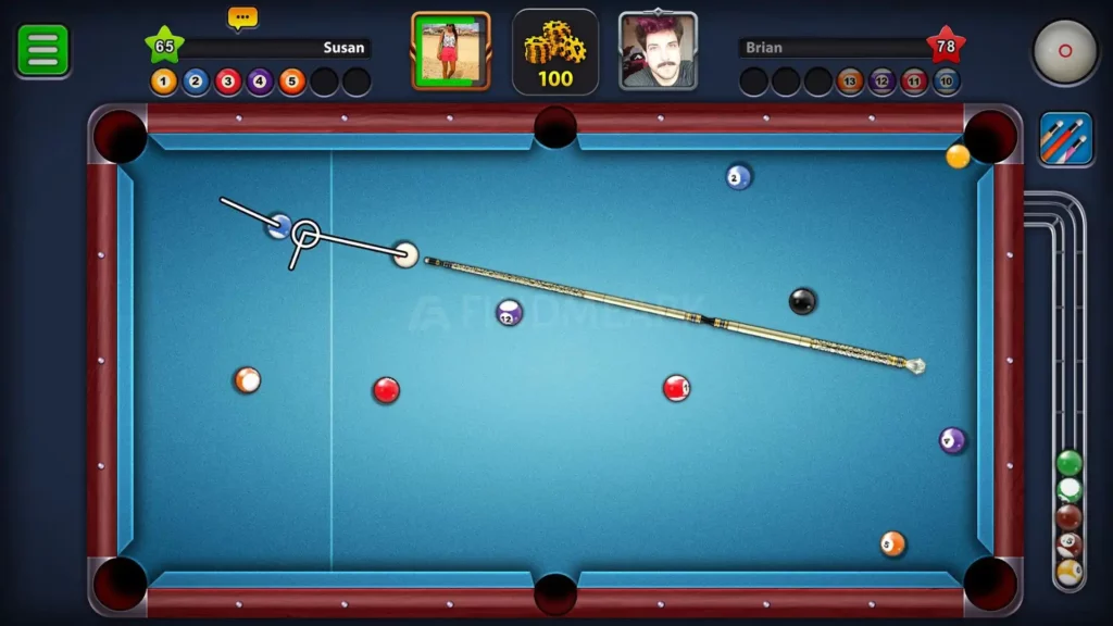 8 ball pool play graphics