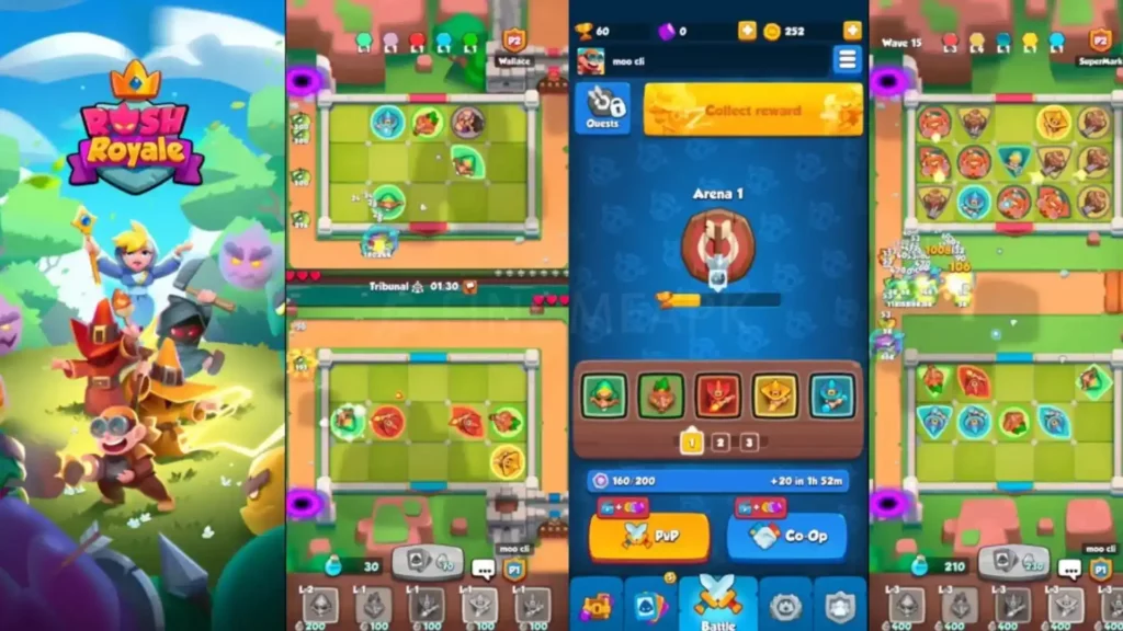 rush royale gameplay