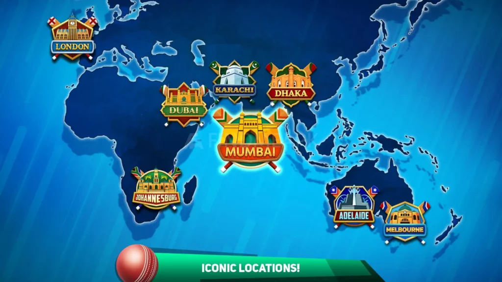 cricket league locations