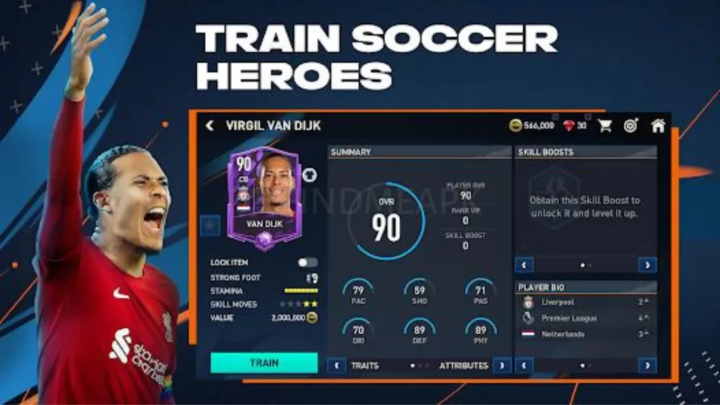 fifa mobile train heroes