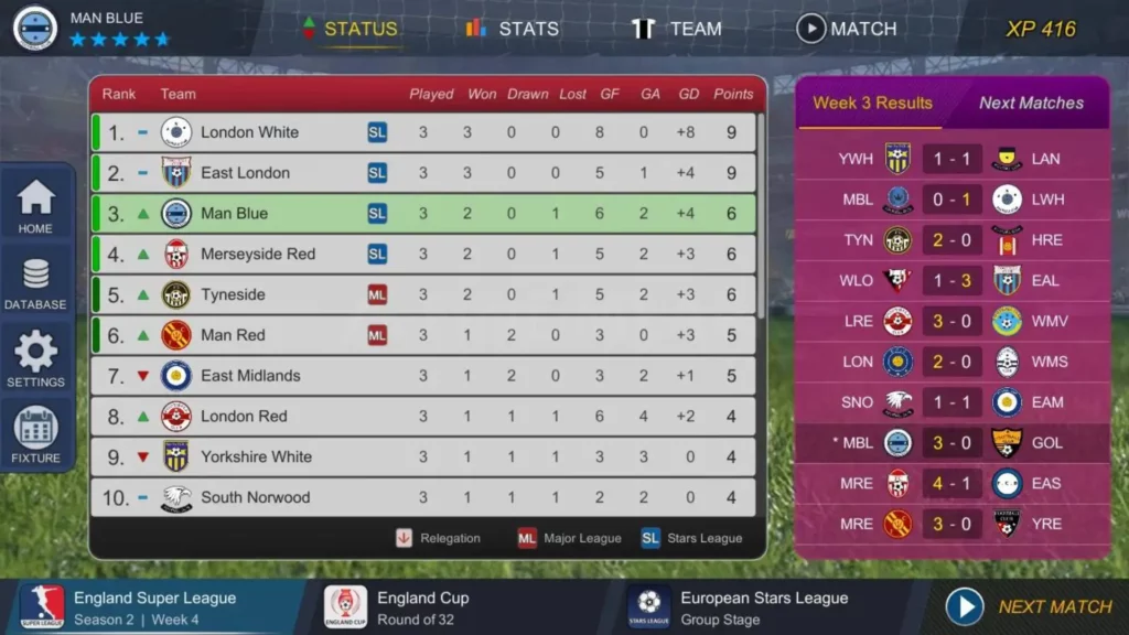 All Unlocked in pro league soccer MOD APK 