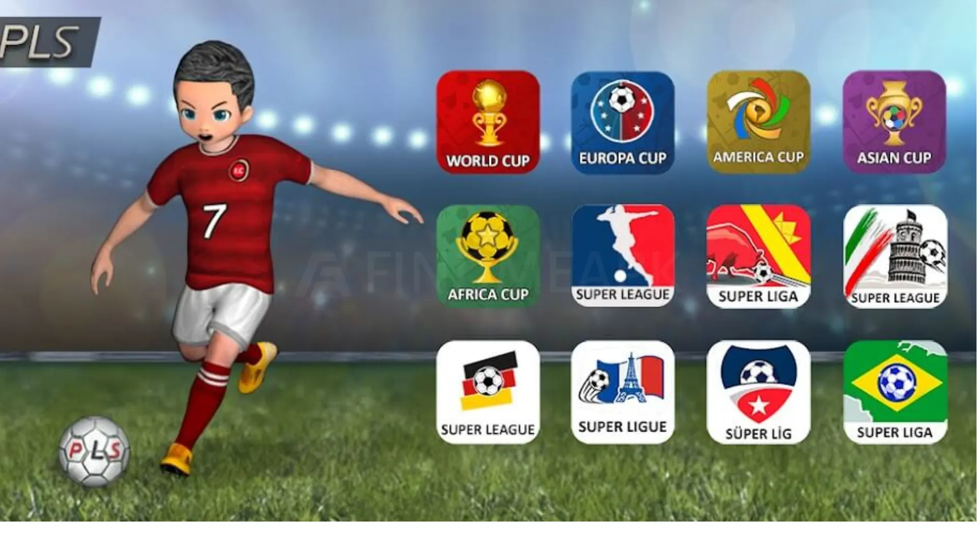 Pro League Soccer MOD APK Feature Image