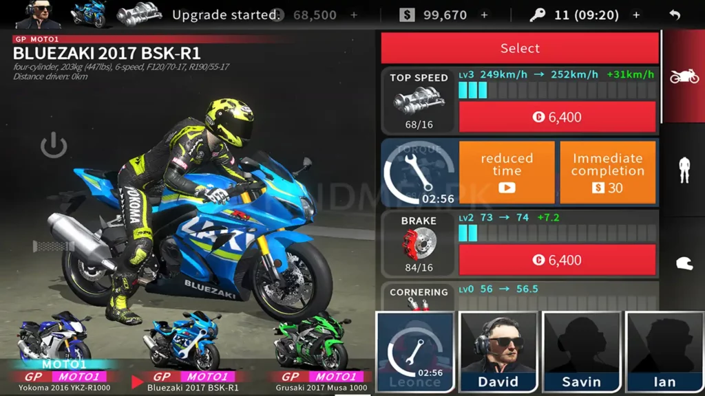 Real Moto 2 Game Controls