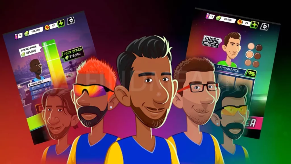 Stick Cricket Super League Team collection 