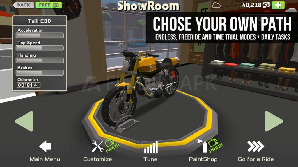 Challenges in Cafe Racer MOD APK 