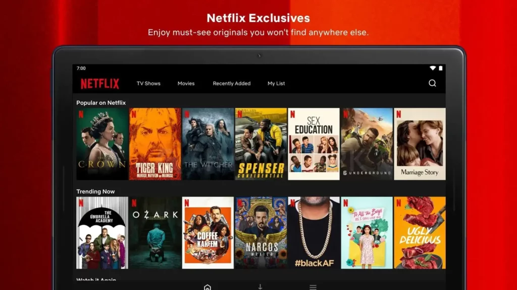 Exclusive Netflix APK