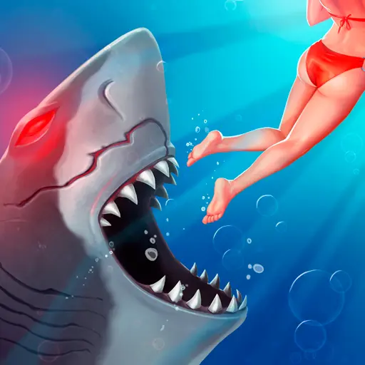 Hungry shark evolution mod apk icon