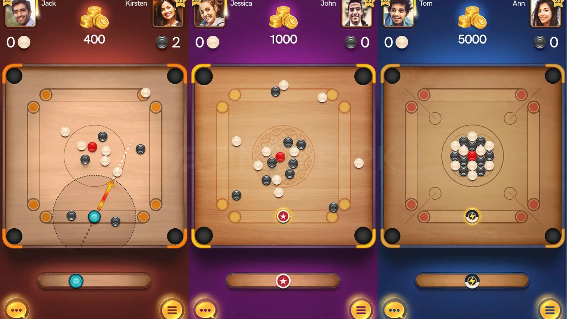 Aim Carrom MOD APK Feature Image