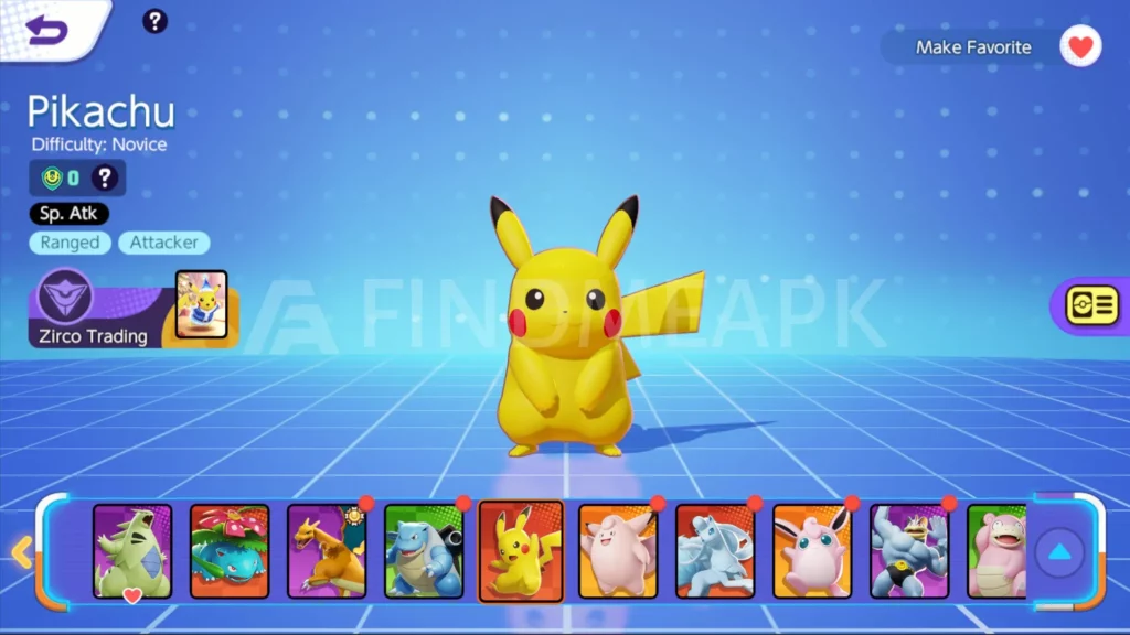 pokemon Unite Character