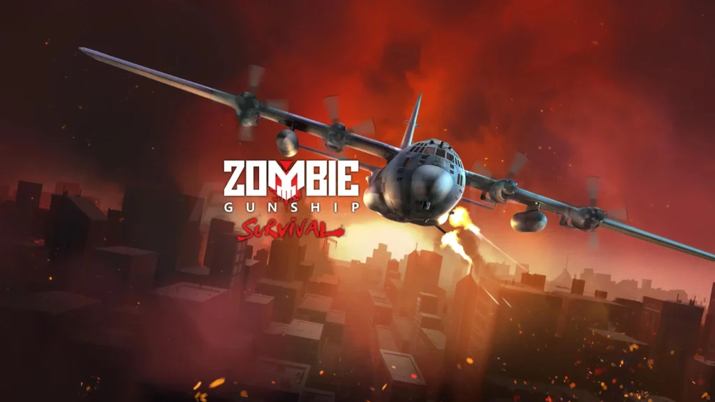 Zombie Gunship Survival MOD Game play