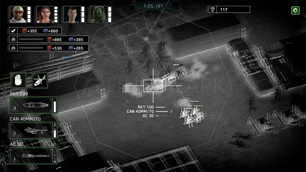 Zombie Gunship Survival Game Features