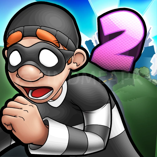 Robbery Bob 2 MOD APK Logo Image