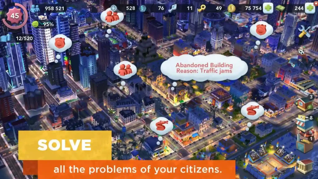 Simcity builtit problem solving